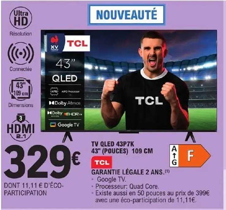 TV QLED 43P7K 43" (POUCES) 109 CM