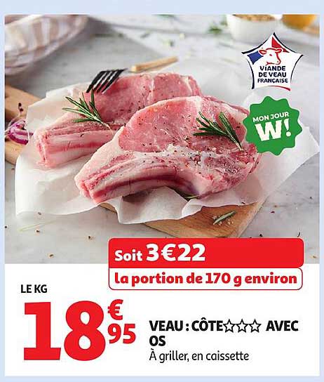 VEAU : CÔTE**** AVEC OS