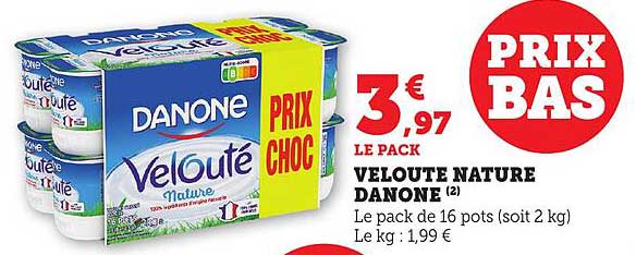 VELOUTE NATURE DANONE