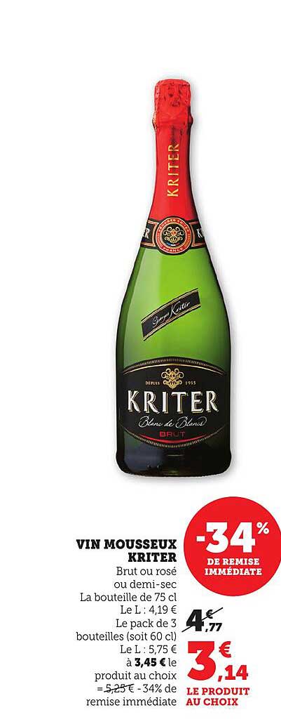 VIN MOUSSEUX KRITER