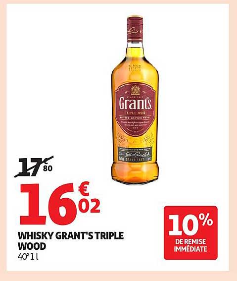 WHISKY GRANT'S TRIPLE WOOD