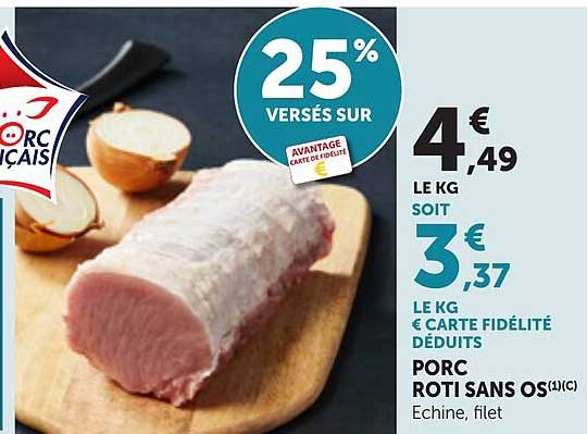 25% VERSÉS SUR