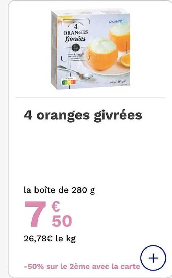 4 oranges givrées