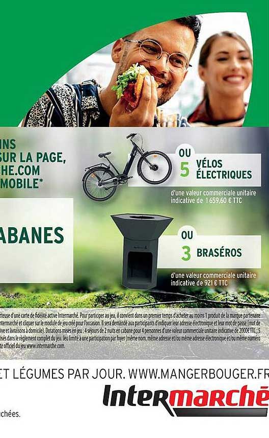 5 VÉLOS ÉLECTRIQUES OU 3 BRASÉROS