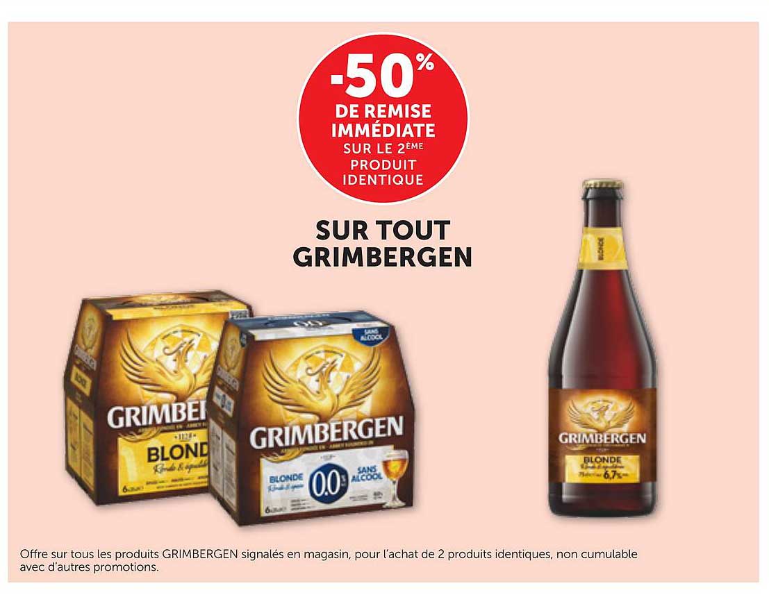 -50% DE REMISE IMMÉDIATE SUR LE 2ÈME PRODUIT IDENTIQUE