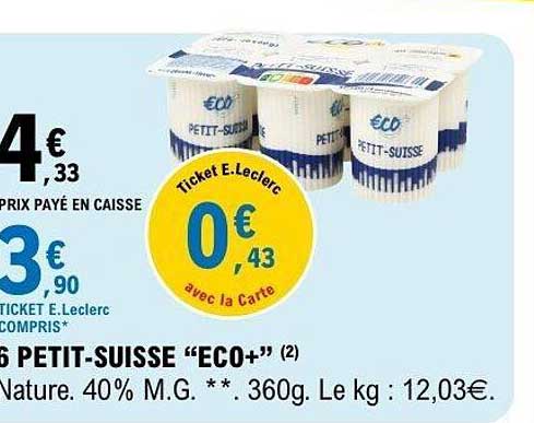 6 PETIT-SUISSE “ECO+”