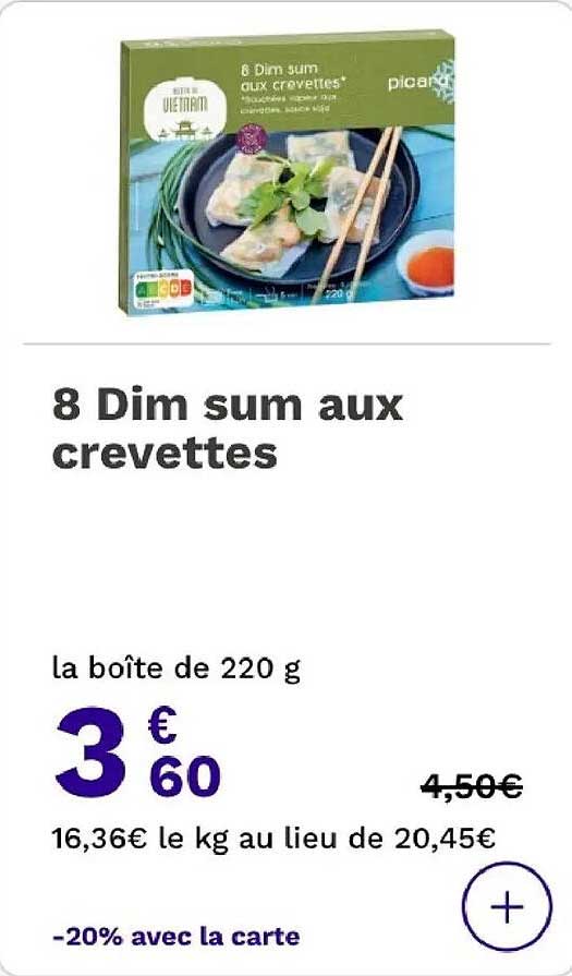 8 Dim sum aux crevettes