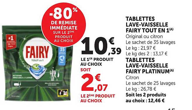 -80% DE REMISE IMMÉDIATE SUR LE 2ÈME PRODUIT AU CHOIX