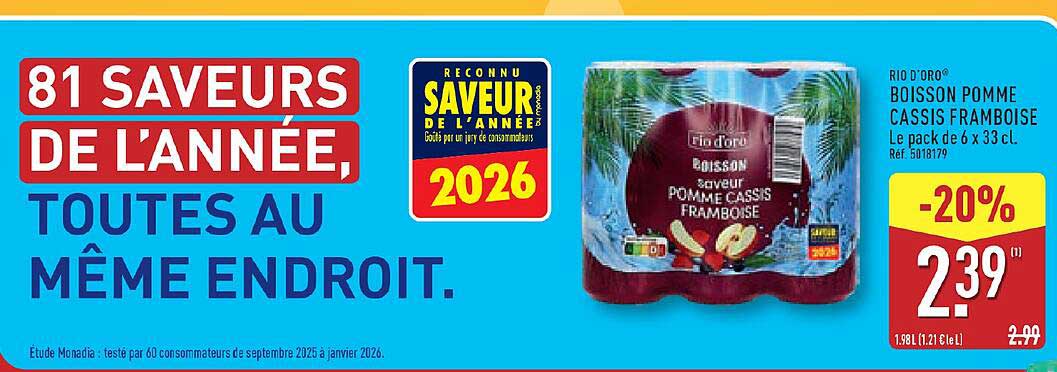 81 SAVEURS DE L'ANNÉE, TOUTES AU MÊME ENDROIT.