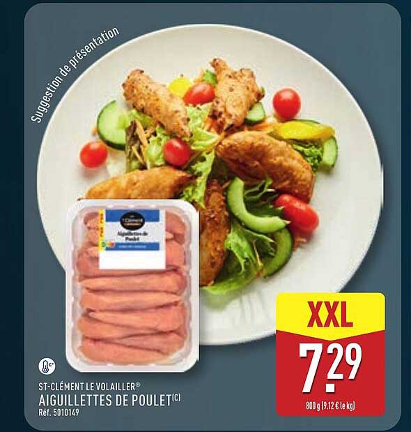 AIGUILLETTES DE POULET