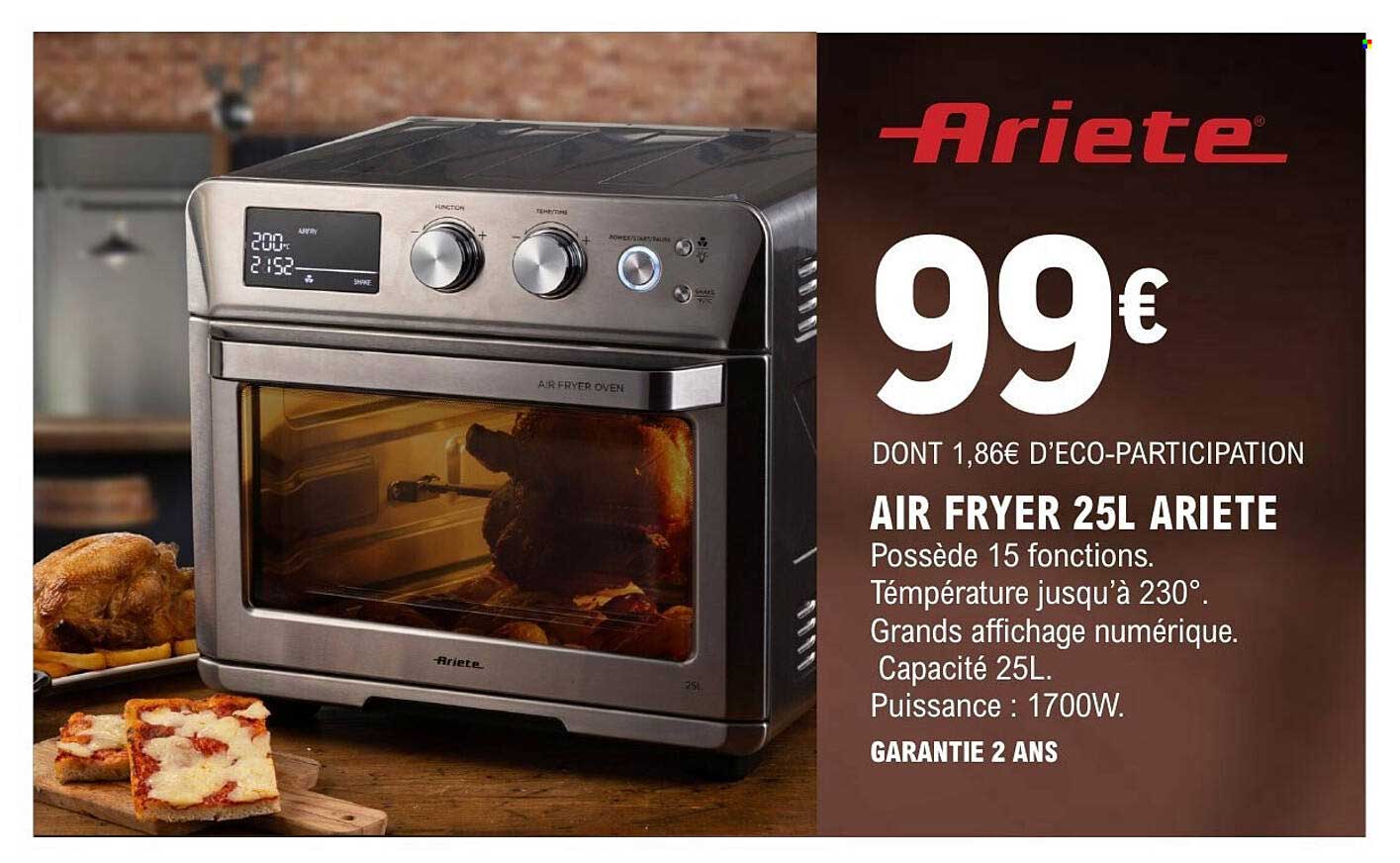 AIR FRYER 25L ARIETE