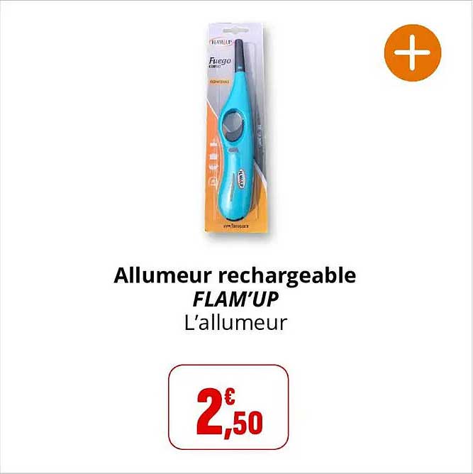 Allumeur rechargeable FLAM'UP L'allumeur