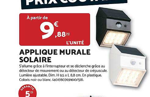 APPLIQUE MURALE SOLAIRE