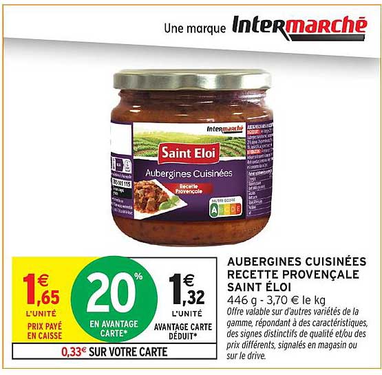AUBERGINES CUISINÉES RECETTE PROVENÇALE SAINT ÉLOI