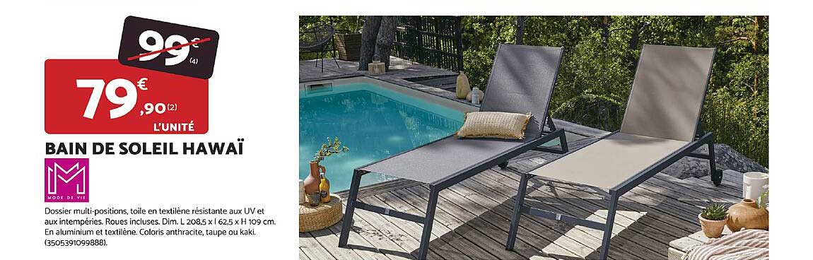 BAIN DE SOLEIL HAWAÏ