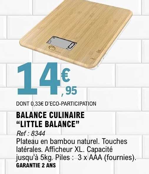 BALANCE CULINAIRE “LITTLE BALANCE”