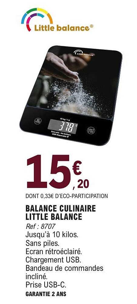 BALANCE CULINAIRE LITTLE BALANCE