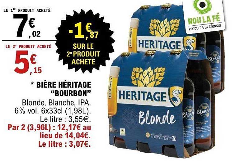 BIERE HÉRITAGE “BOURBON”