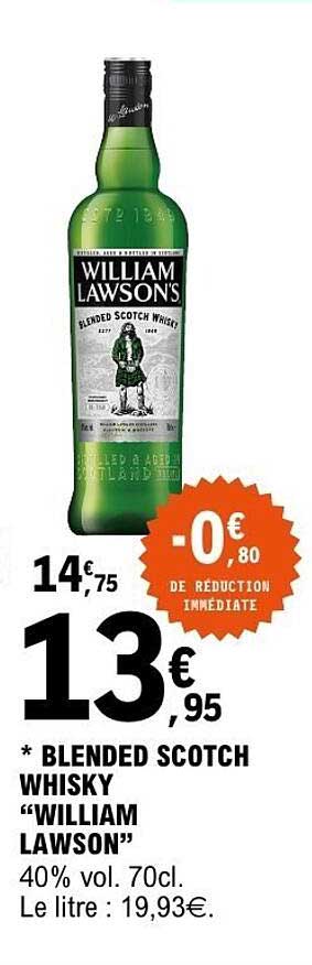 BLENDED SCOTCH WHISKY “WILLIAM LAWSON”