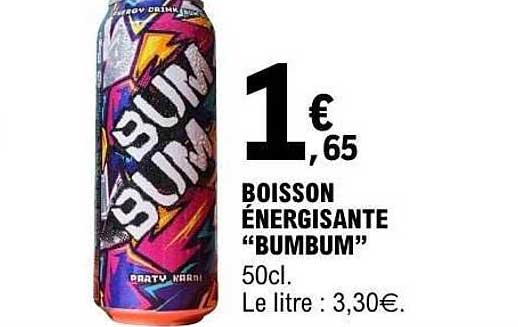 BOISSON ÉNERGISANTE “BUMBUM”