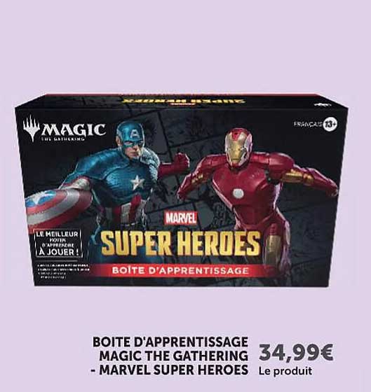 BOITE D'APPRENTISSAGE MAGIC THE GATHERING - MARVEL SUPER HEROES