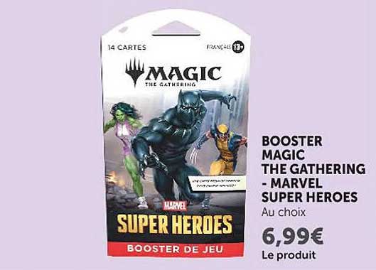 BOOSTER MAGIC THE GATHERING - MARVEL SUPER HEROES