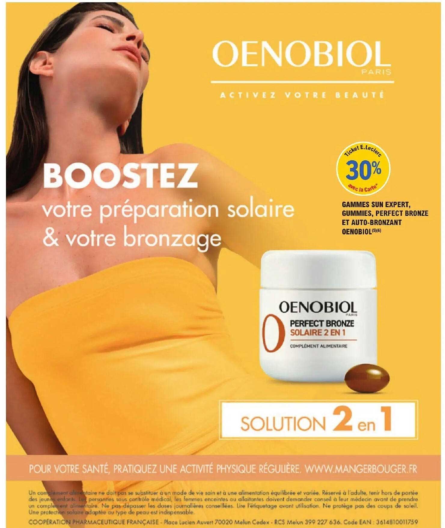 BOOSTEZ votre préparation solaire & votre bronzage