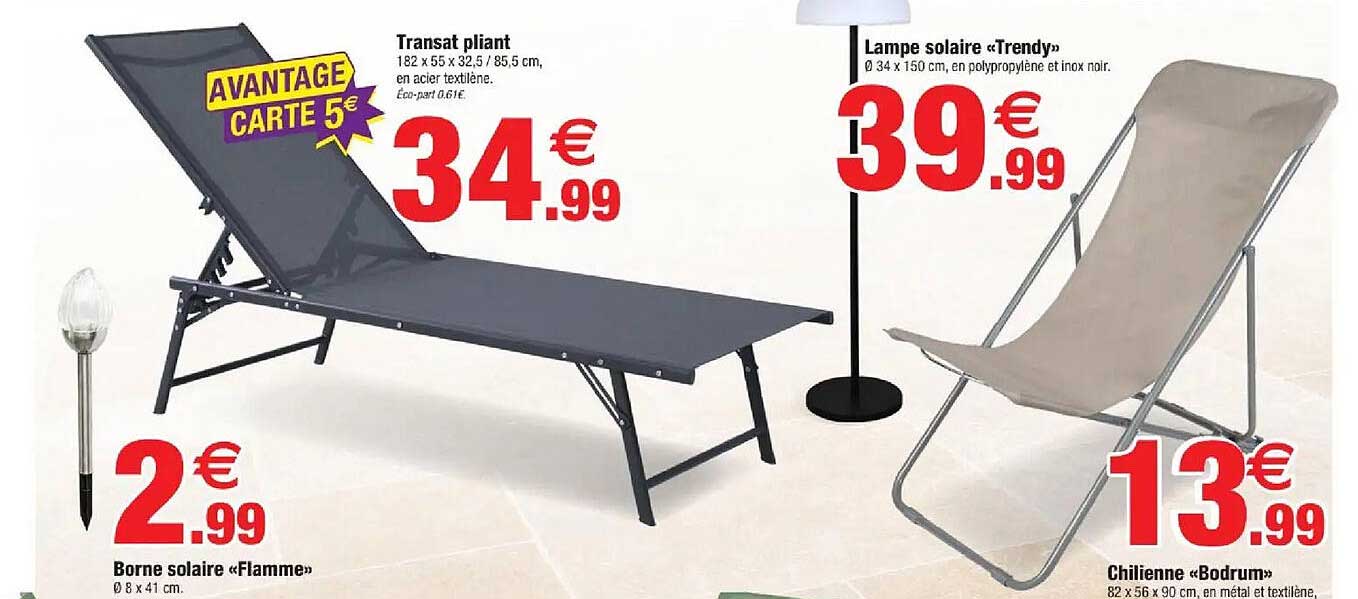 Borne solaire «Flamme»