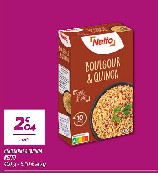 BOULGOUR & QUINOA NETTO