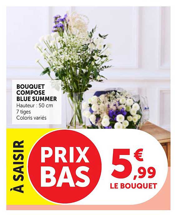 BOUQUET COMPOSE BLUE SUMMER