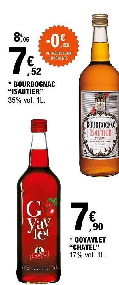 * BOURBOGNAC “ISAUTIER” 35% vol. 1L.