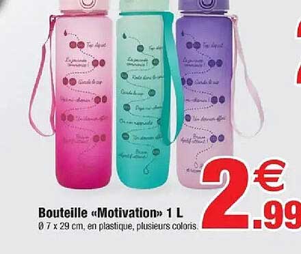 Bouteille «Motivation» 1 L