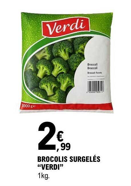 BROCOLIS SURGELÉS “VERDI”