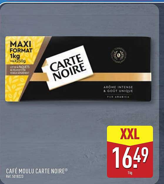 CAFÉ MOULU CARTE NOIRE®