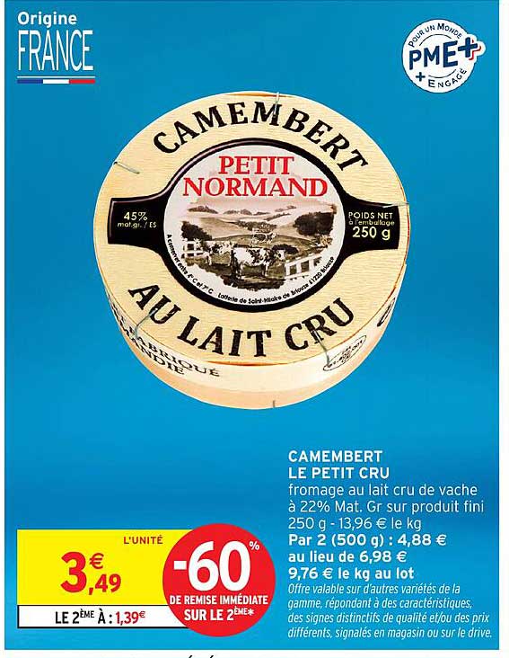 CAMEMBERT LE PETIT CRU