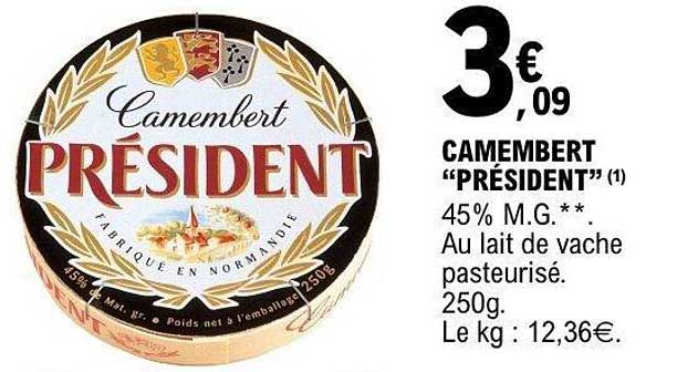 CAMEMBERT “PRÉSIDENT”