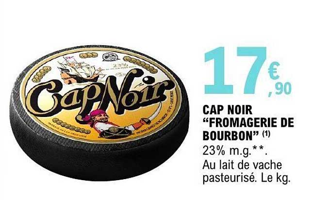 CAP NOIR “FROMAGERIE DE BOURBON” (1)