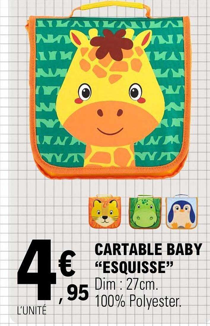 CARTABLE BABY "ESQUISSE"