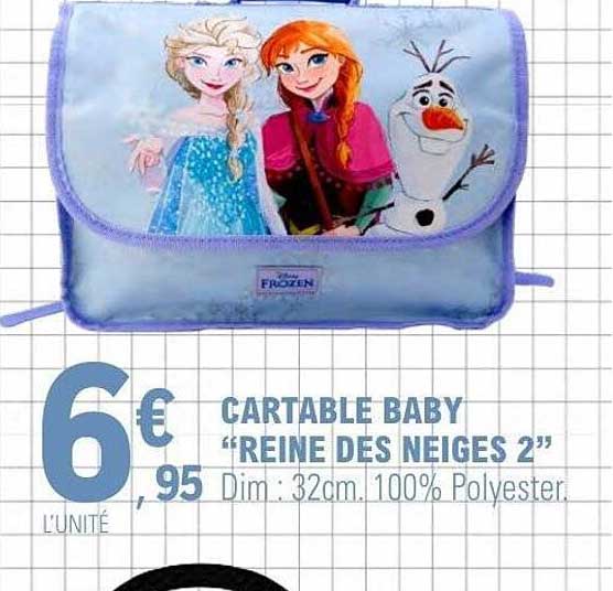 CARTABLE BABY “REINE DES NEIGES 2”
