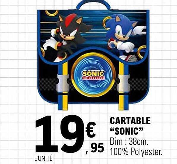 CARTABLE “SONIC”