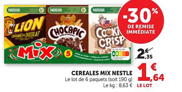 CEREALES MIX NESTLE