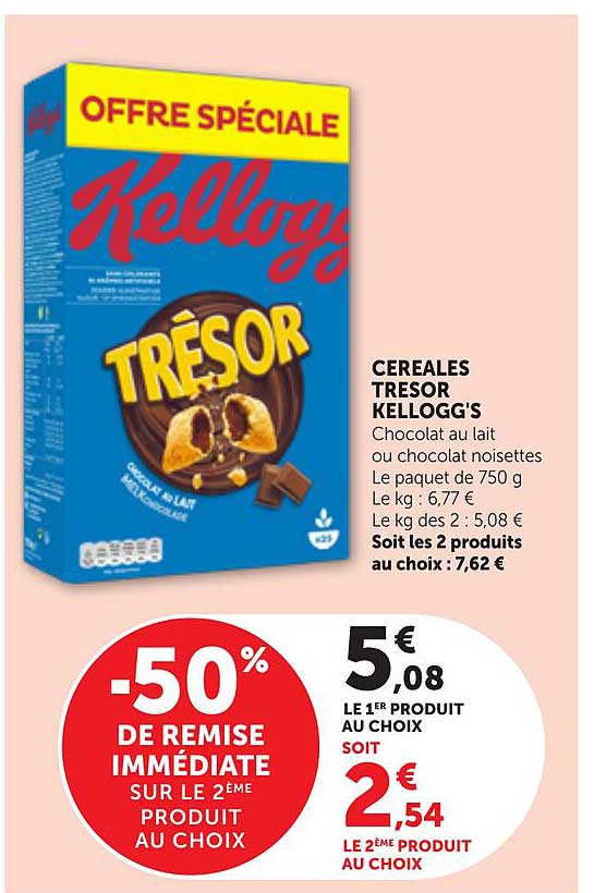 CEREALES TRESOR KELLOGG'S