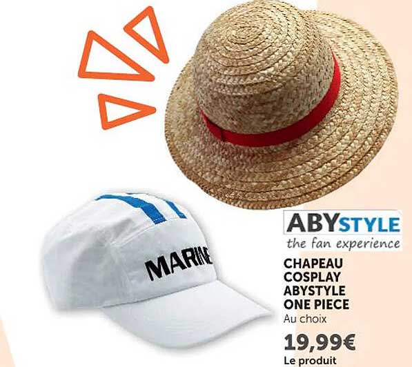 CHAPEAU COSPLAY ABYSTYLE ONE PIECE