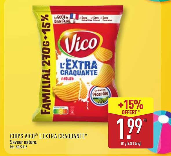 CHIPS VICO® L'EXTRA CRAQUANTE*
