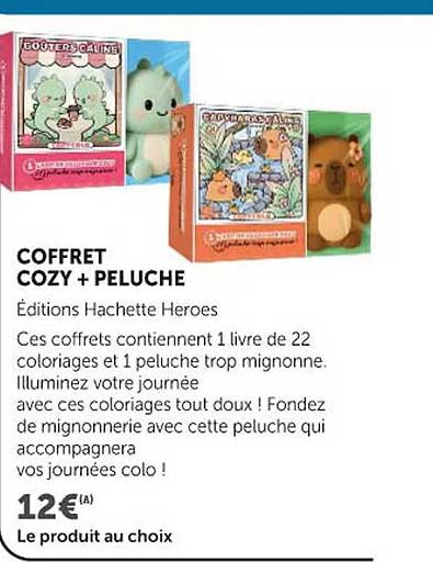 COFFRET COZY + PELUCHE