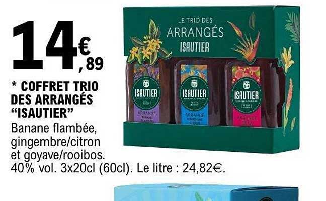 COFFRET TRIO DES ARRANGÉS “ISAUTIER”