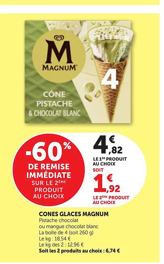 CONES GLACES MAGNUM