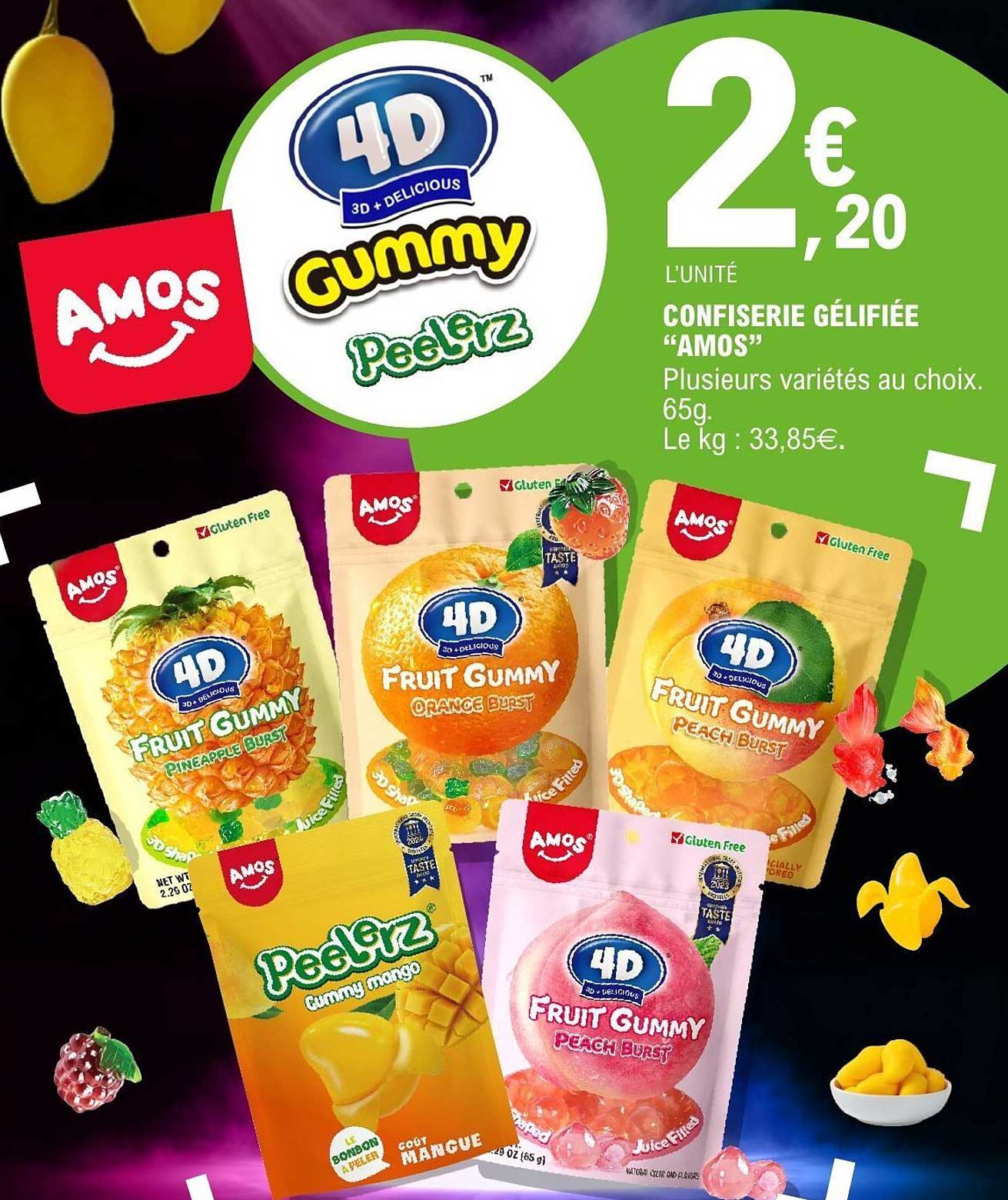 CONFISERIE GÉLIFIÉE “AMOS”