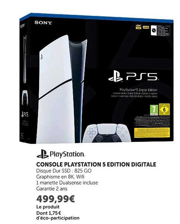 CONSOLE PLAYSTATION 5 EDITION DIGITALE