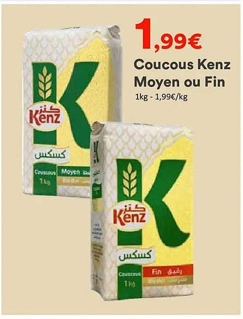 Coucous Kenz Moyen ou Fin